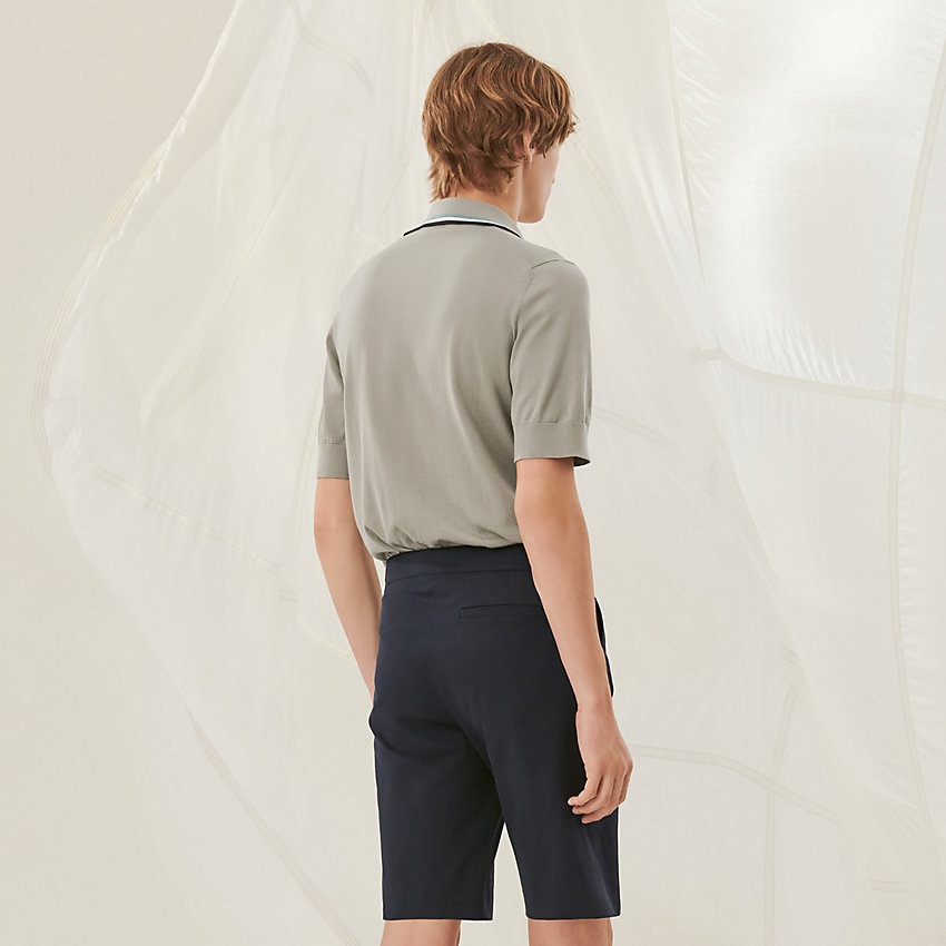 Saint Germain shorts with leather tab - 3