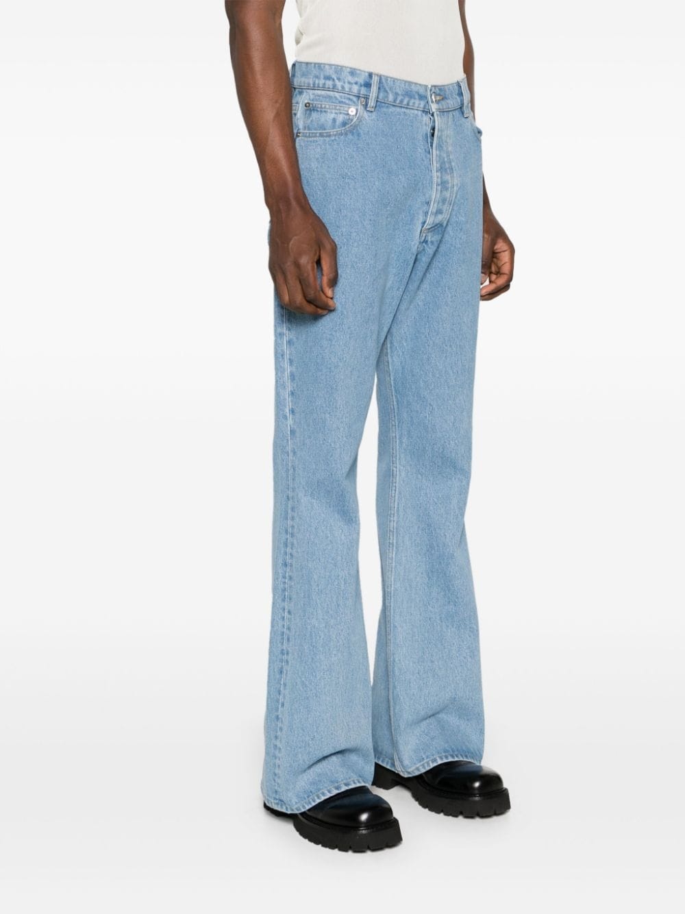 mid-rise bootcut jeans - 3