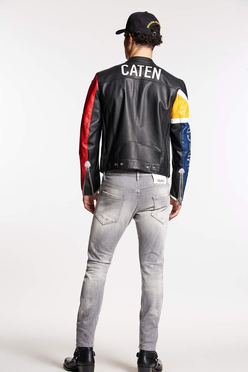 DSQUARED2 GREY SQUARE WASH SEXY TWIST JEANS outlook