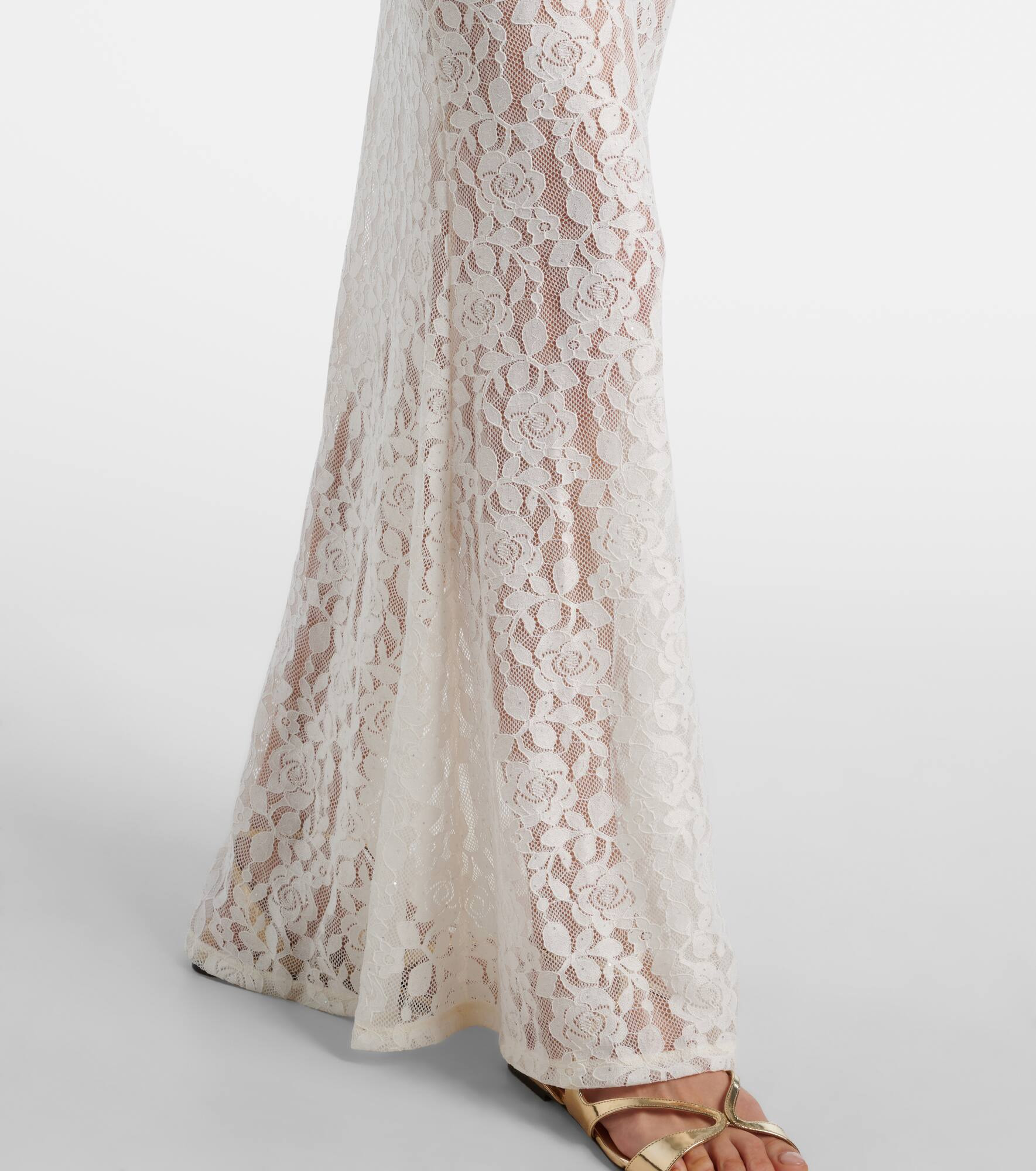 Daisy lace maxi skirt - 5