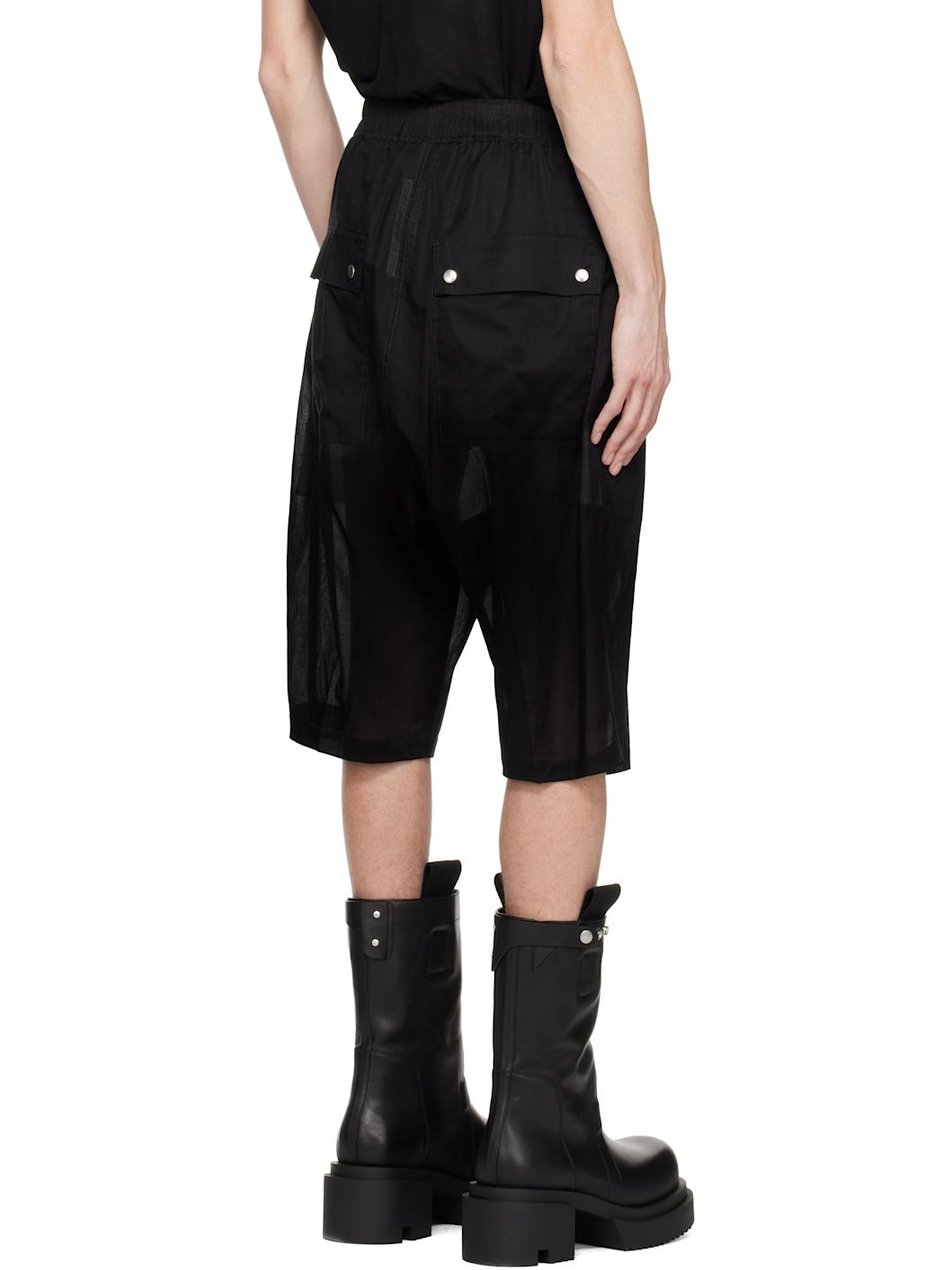 Black Hollywood Bela Pods Shorts - 3
