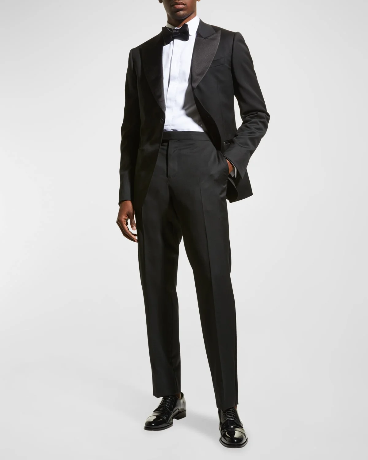 Men's Satin-Lapel Tuxedo Suit - 1