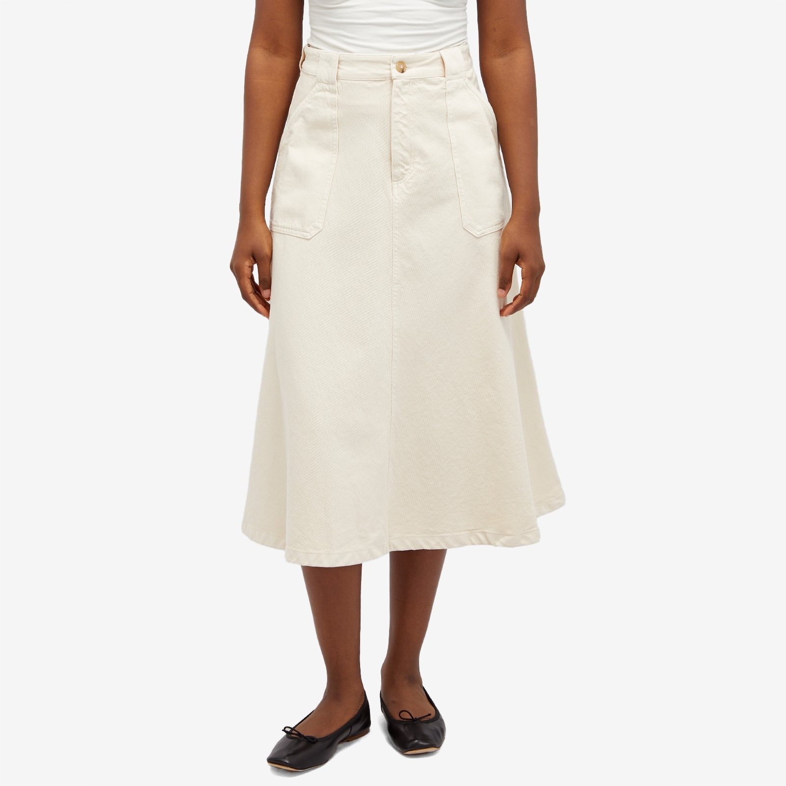 【A.P.C.】Laurie ミディアムスカート A.P.C. A.P.C. Laurie Midi Skirt | endclothing | REVERSIBLE