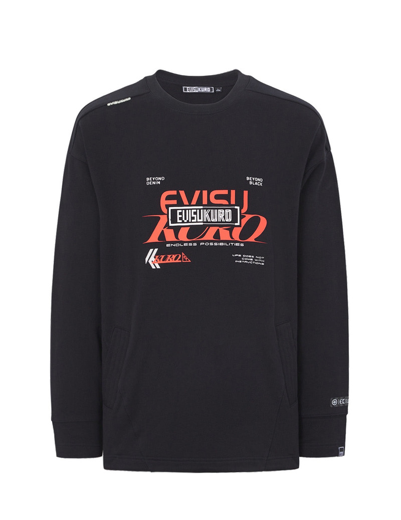 Eclipse Seagull Print Oversize Sweatshirt 13