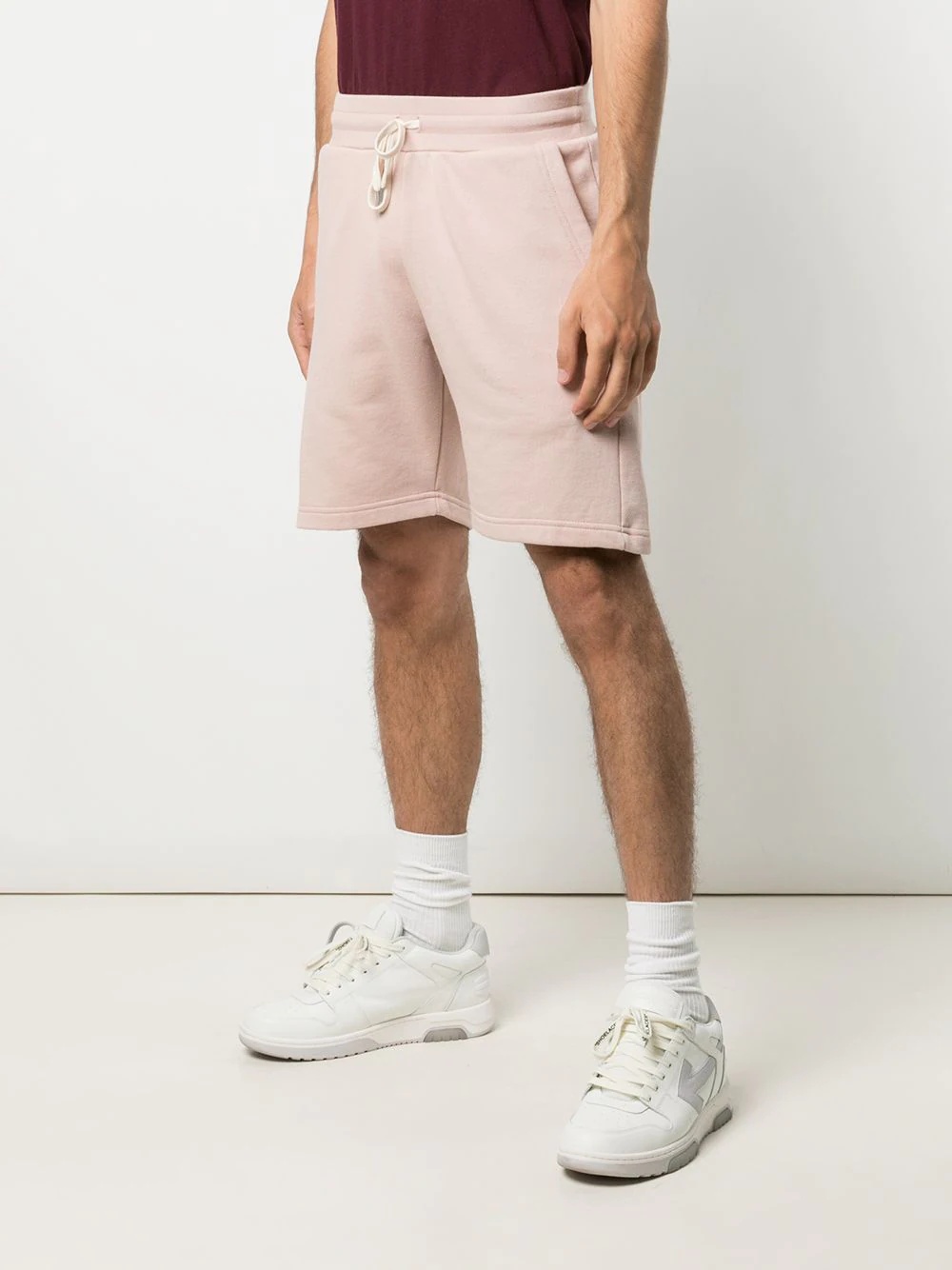 drawstring track shorts - 3