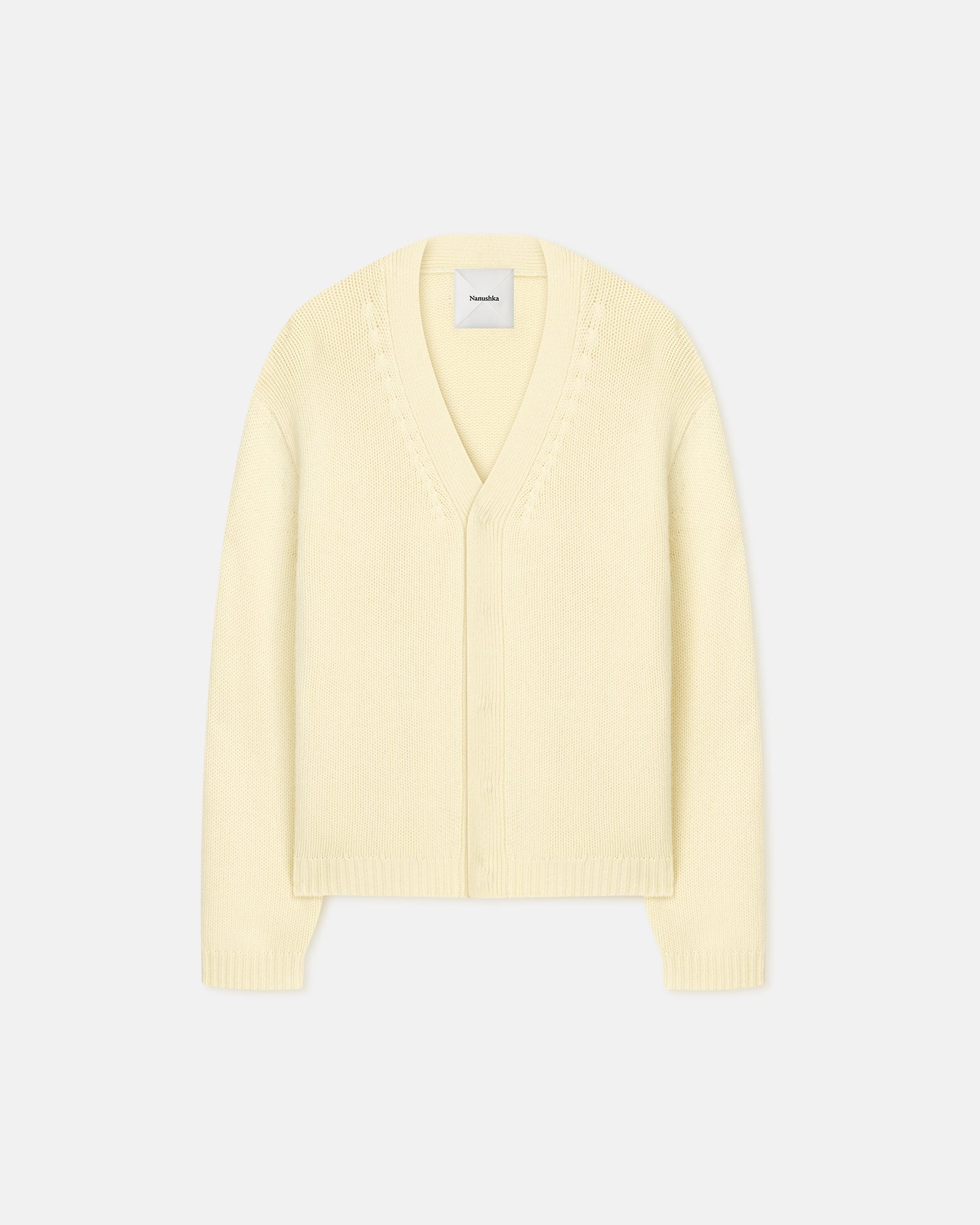 Cashmere-Blend Cardigan - 1