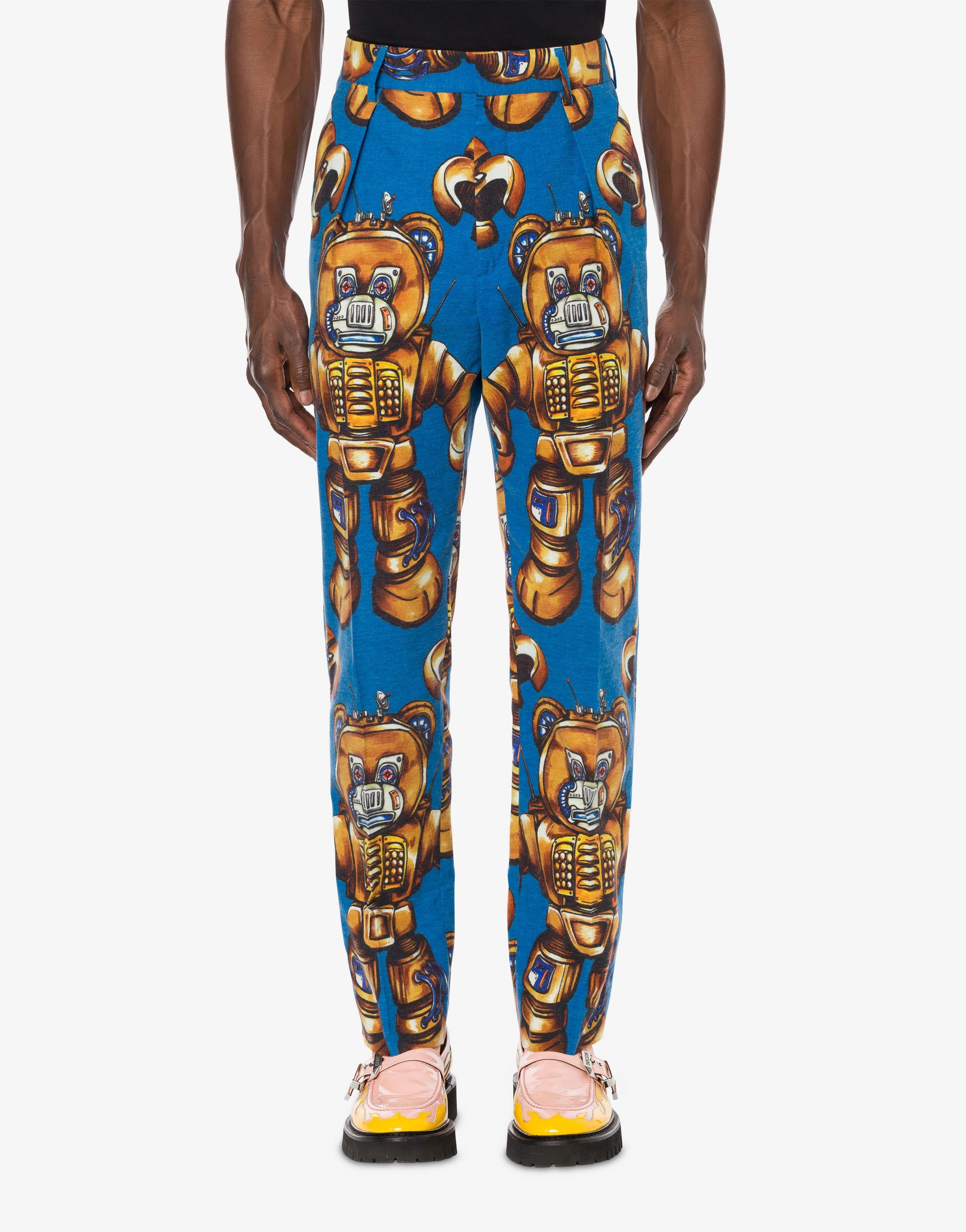 ROBOT BEAR FLANNEL TROUSERS - 2