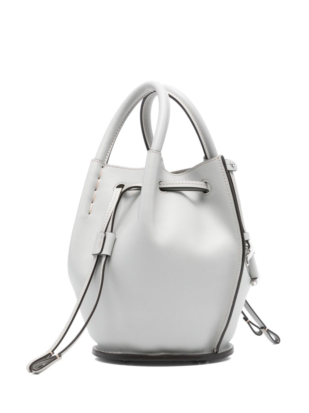 mini logo-charm bucket bag - 3