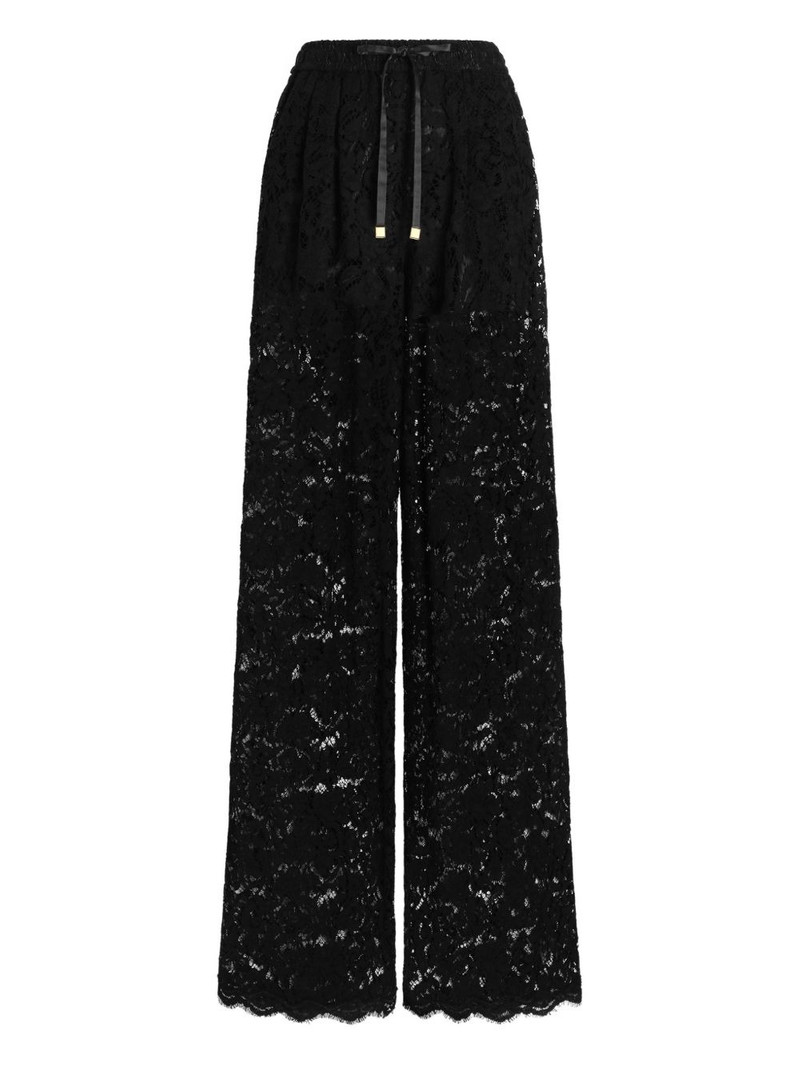 lace drawstring trousers 1