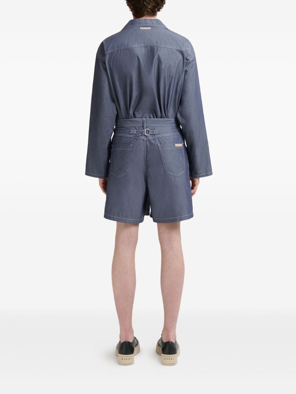 chambray short - 4