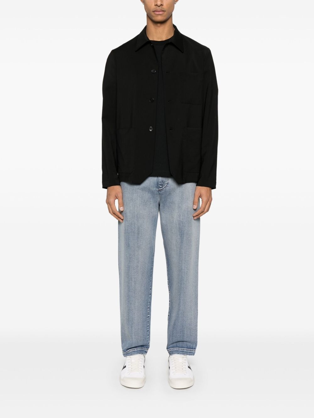virgin wool overshirt - 2
