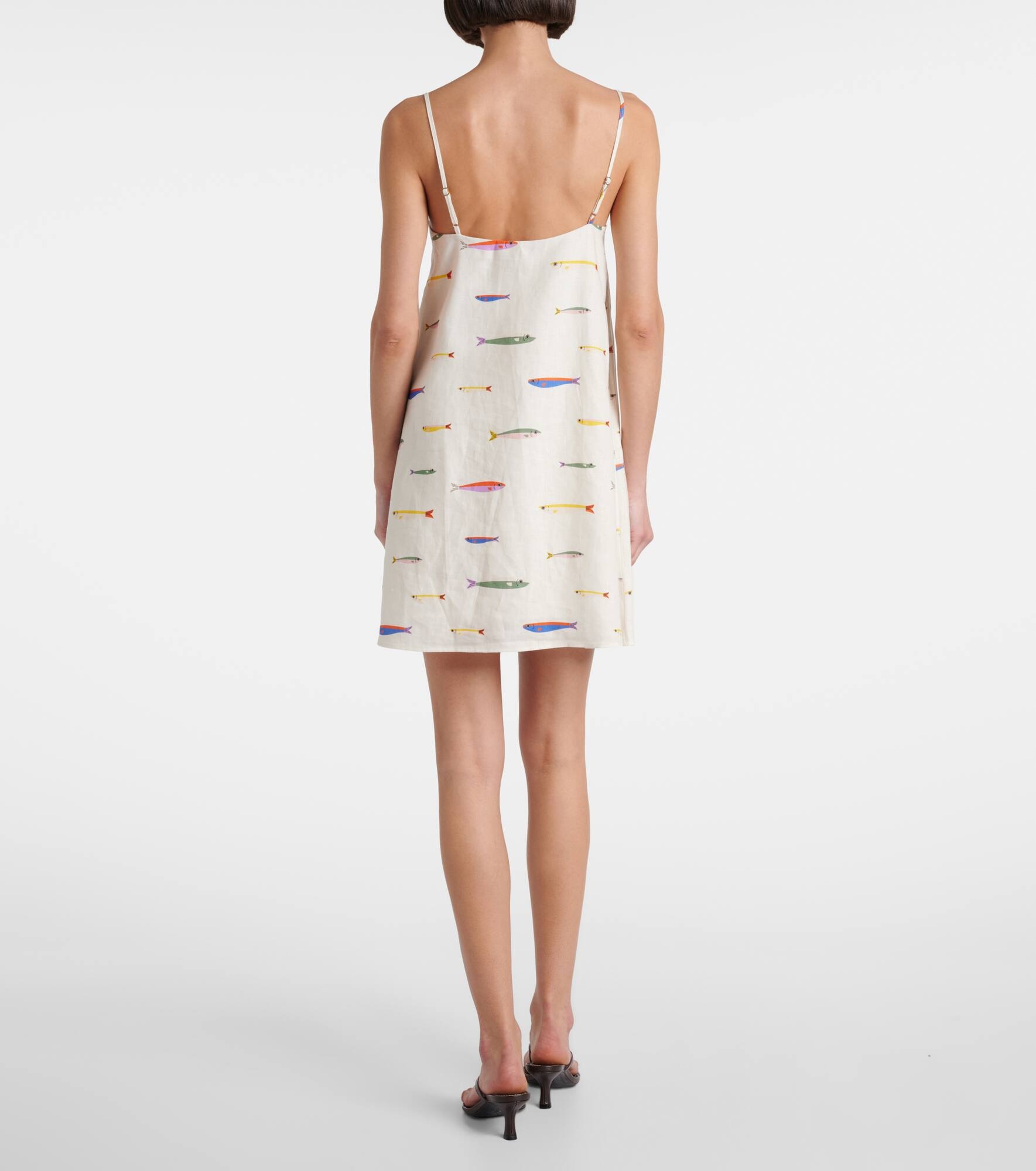 Laura printed cotton minidress - 3