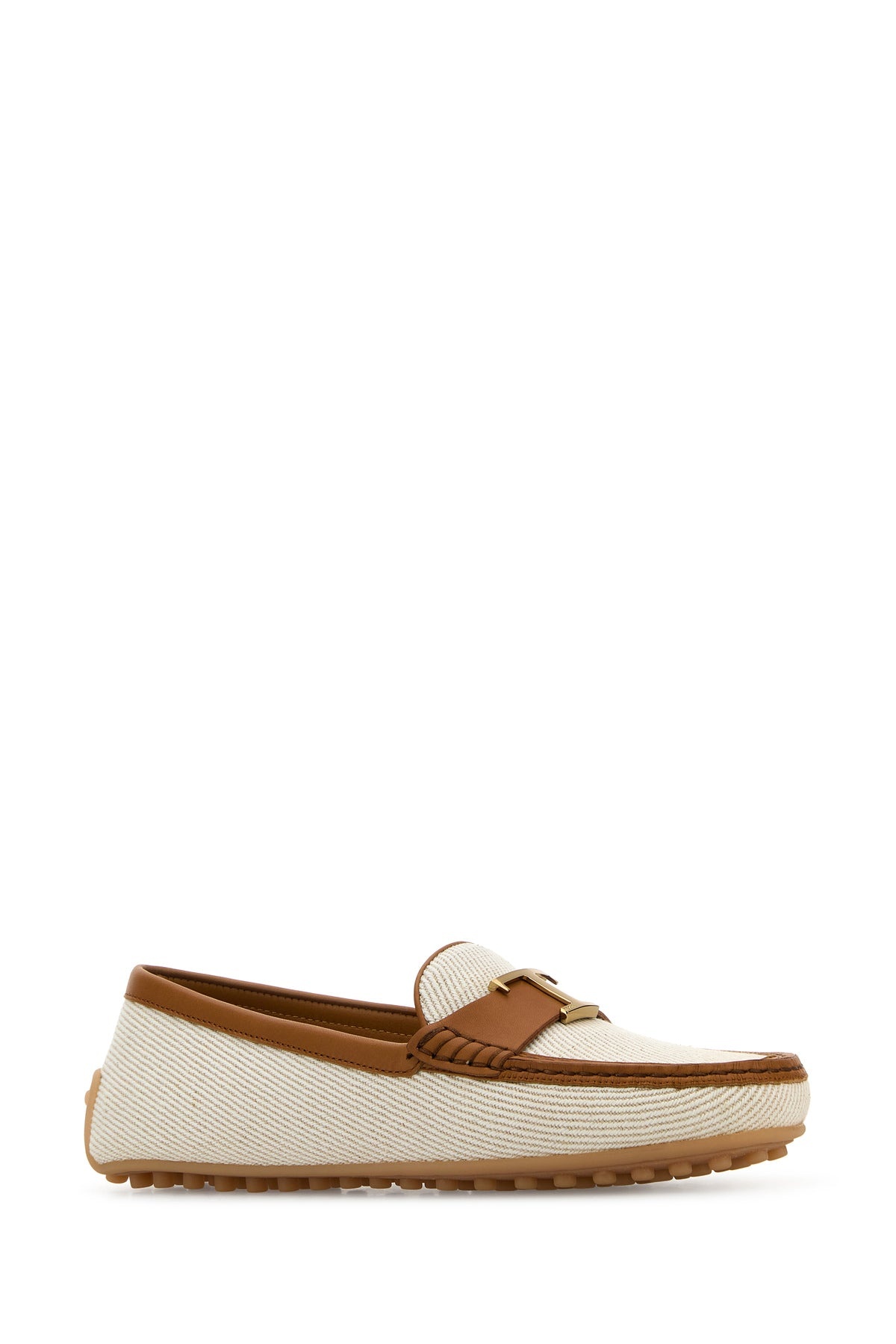 Sand fabric City loafers - 2