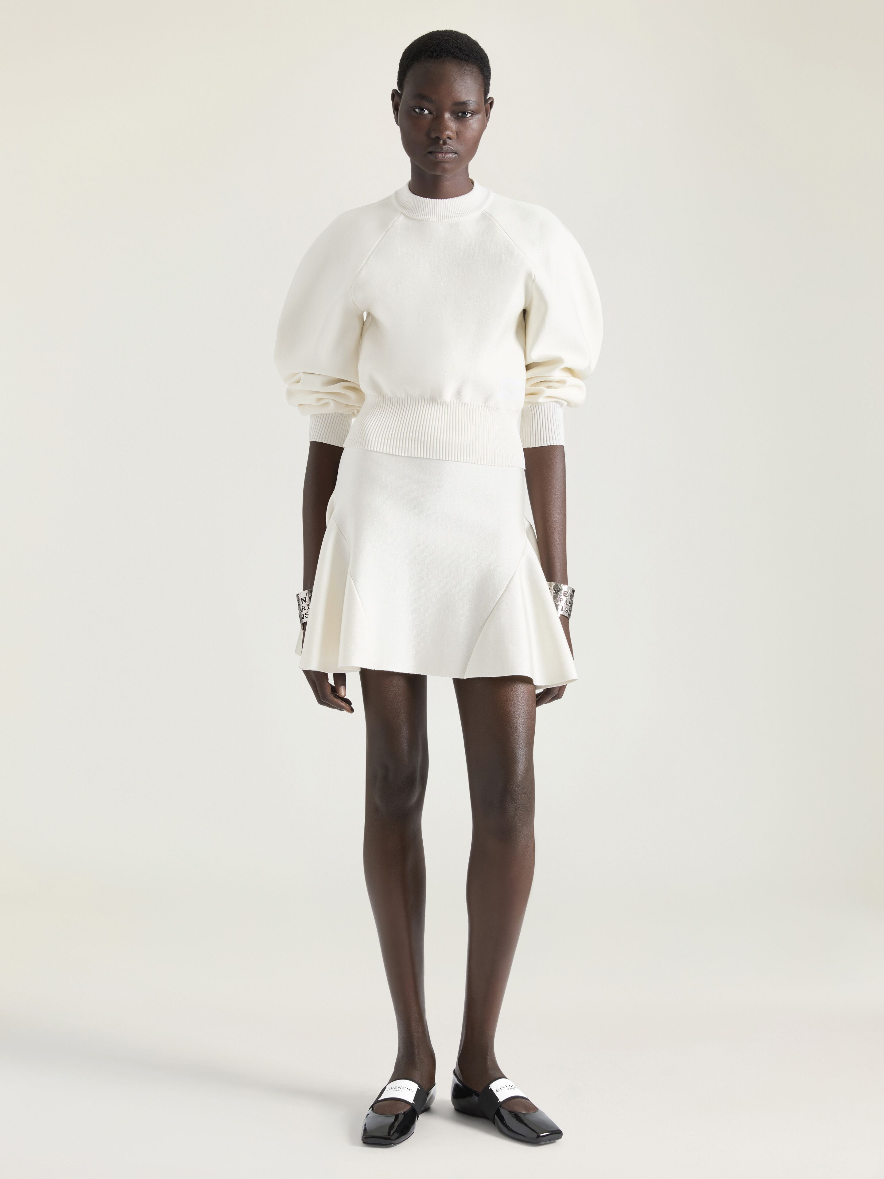 COCOON SWEATER IN WOOL VISCOSE - 2