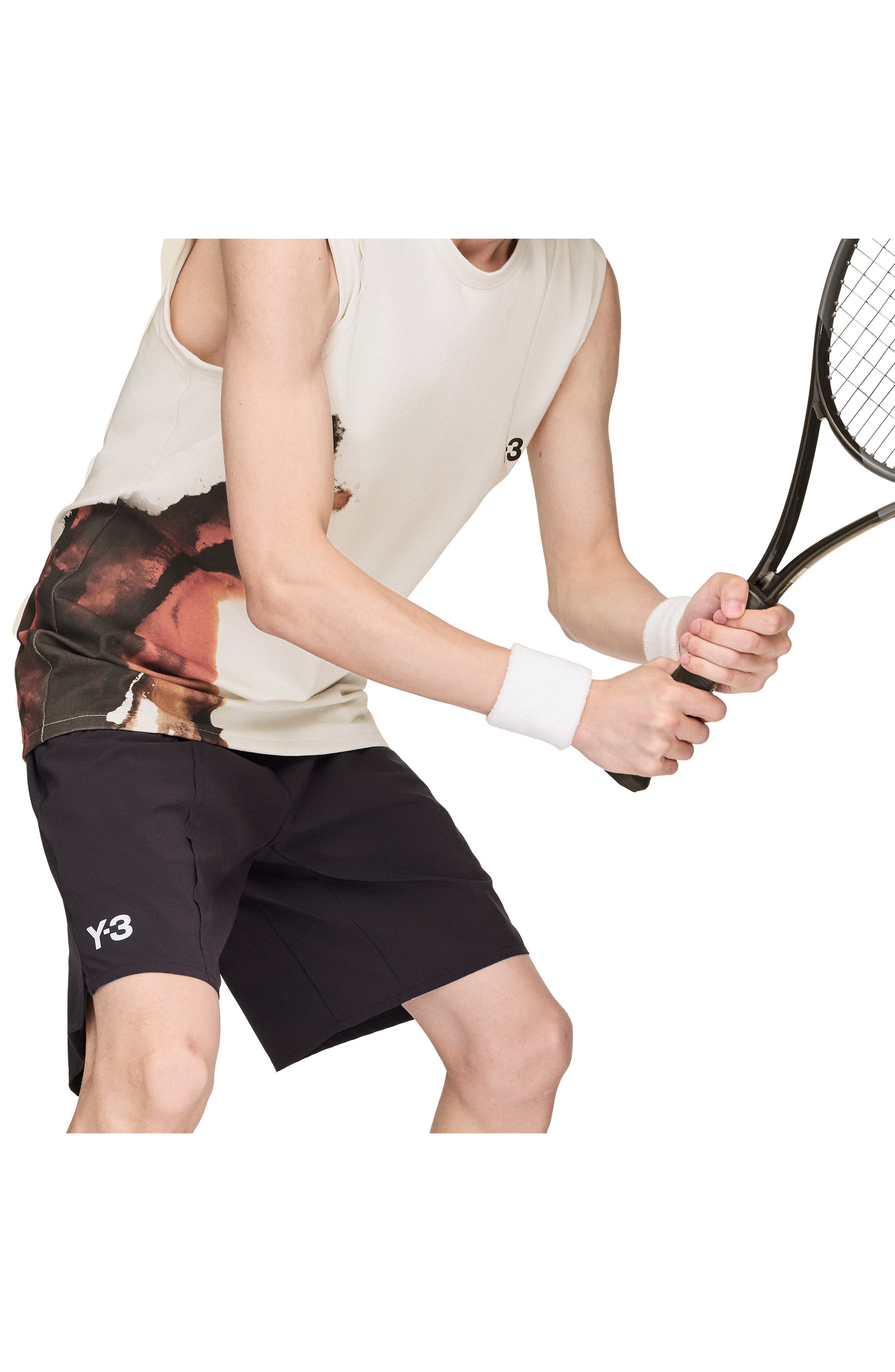 adidas Y-3 Climacool Graphic Tank in Orbit Grey at Nordstrom - 8