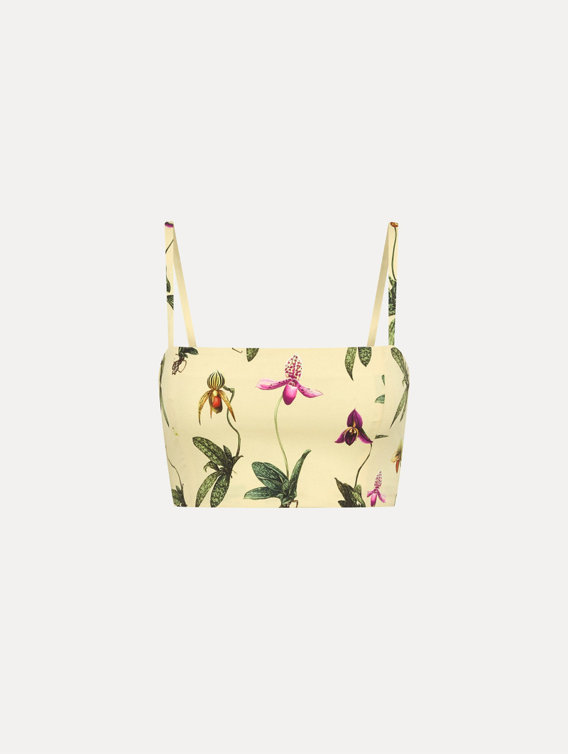 ORCHID COTTON POPLIN CROPPED TANK 1