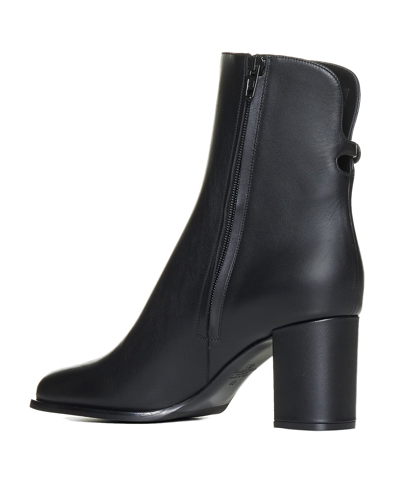 Garavani Vlogo Signature Leather Boots - 3