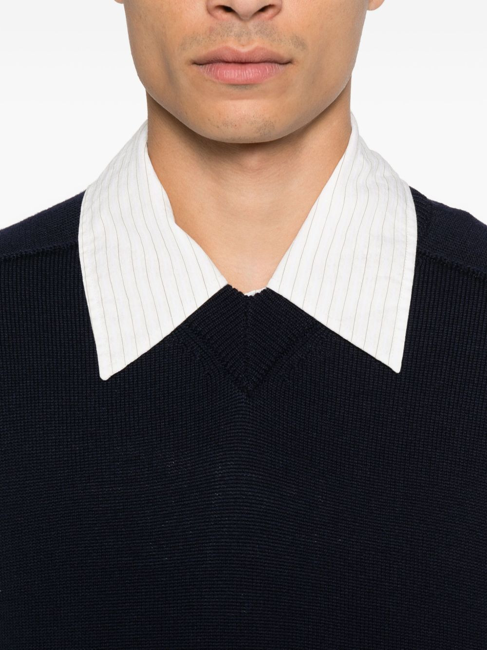 v-neck sweater - 5