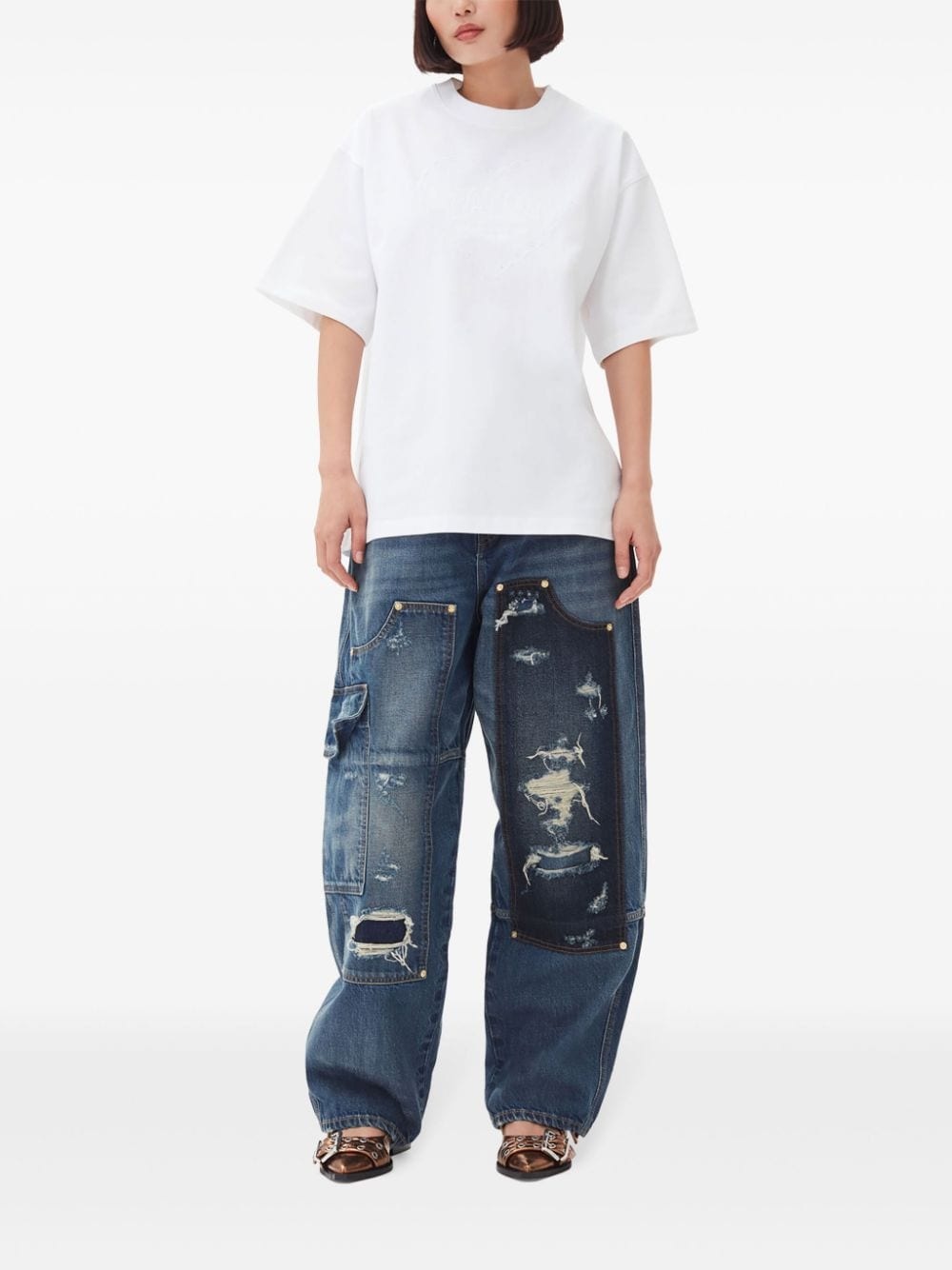 cotton round-neck t-shirt - 2