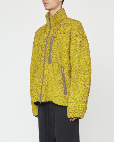 Song for the Mute Painted Sherpa Jacket - Mustard outlook