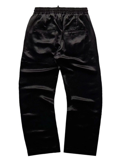 Song for the Mute floral-appliquÃ© satin track pants outlook