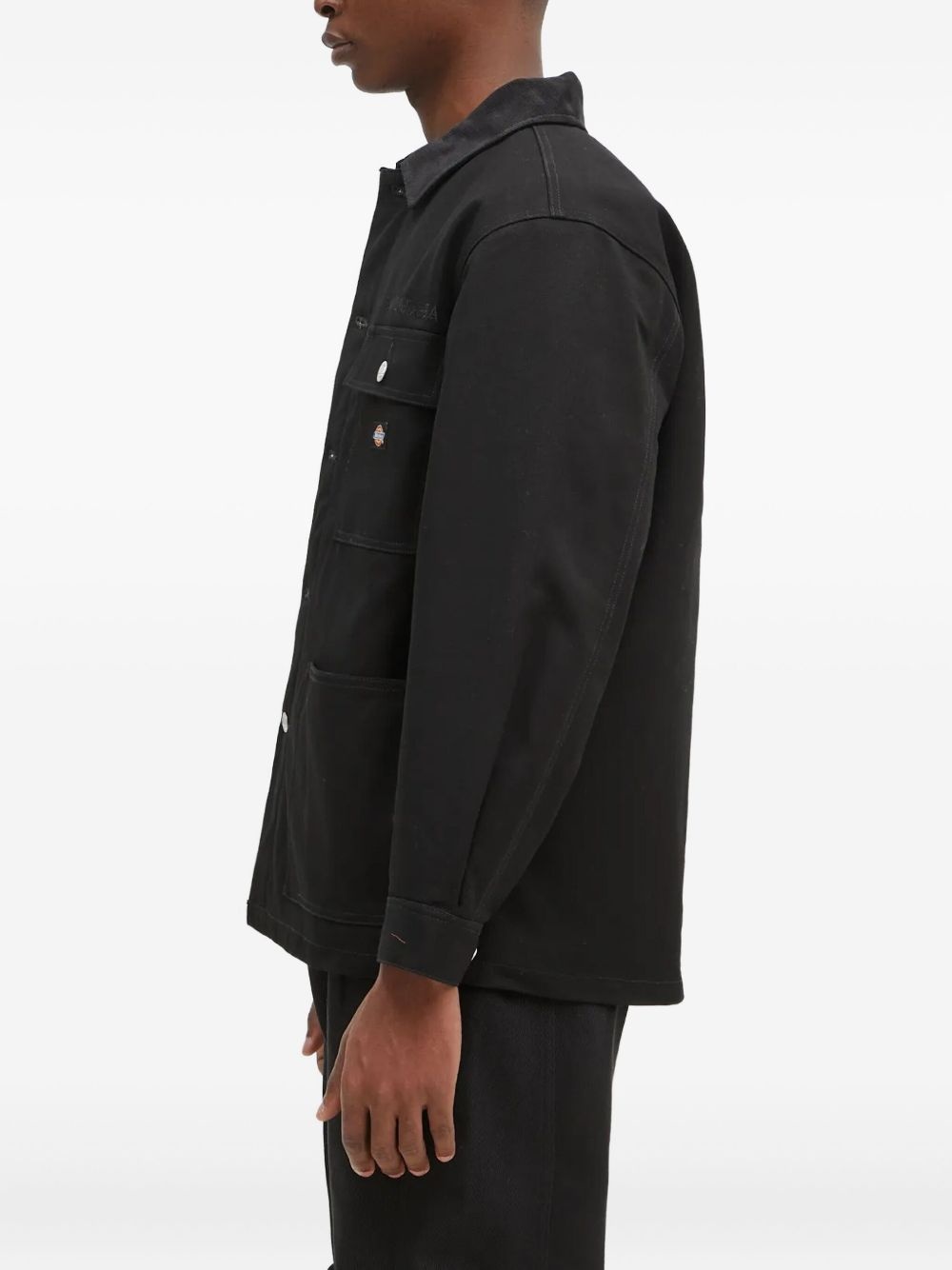 x Dickies logo-embroidered shirt jacket - 2