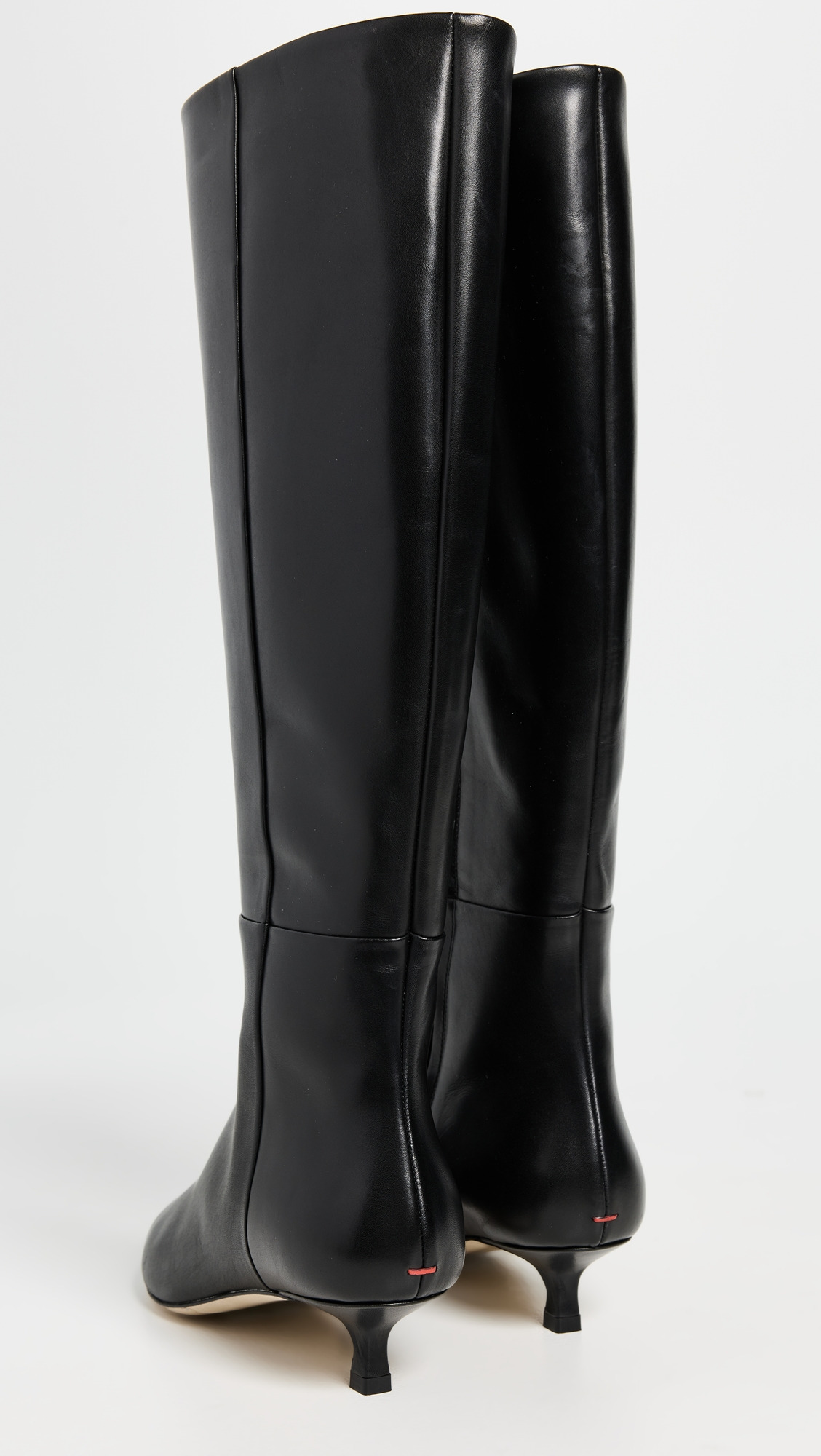 Sabrina Calf Leather Black Boots - 3
