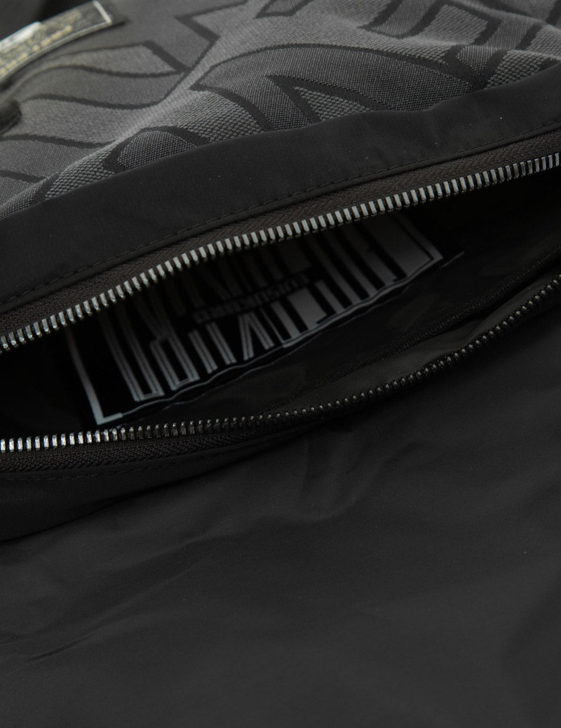 Allover Logo Jacquard Shoulder Bag 8