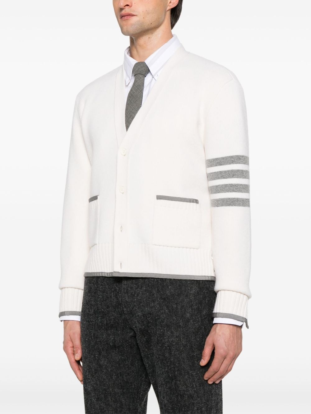 4 Bar Stripe cardigan - 3