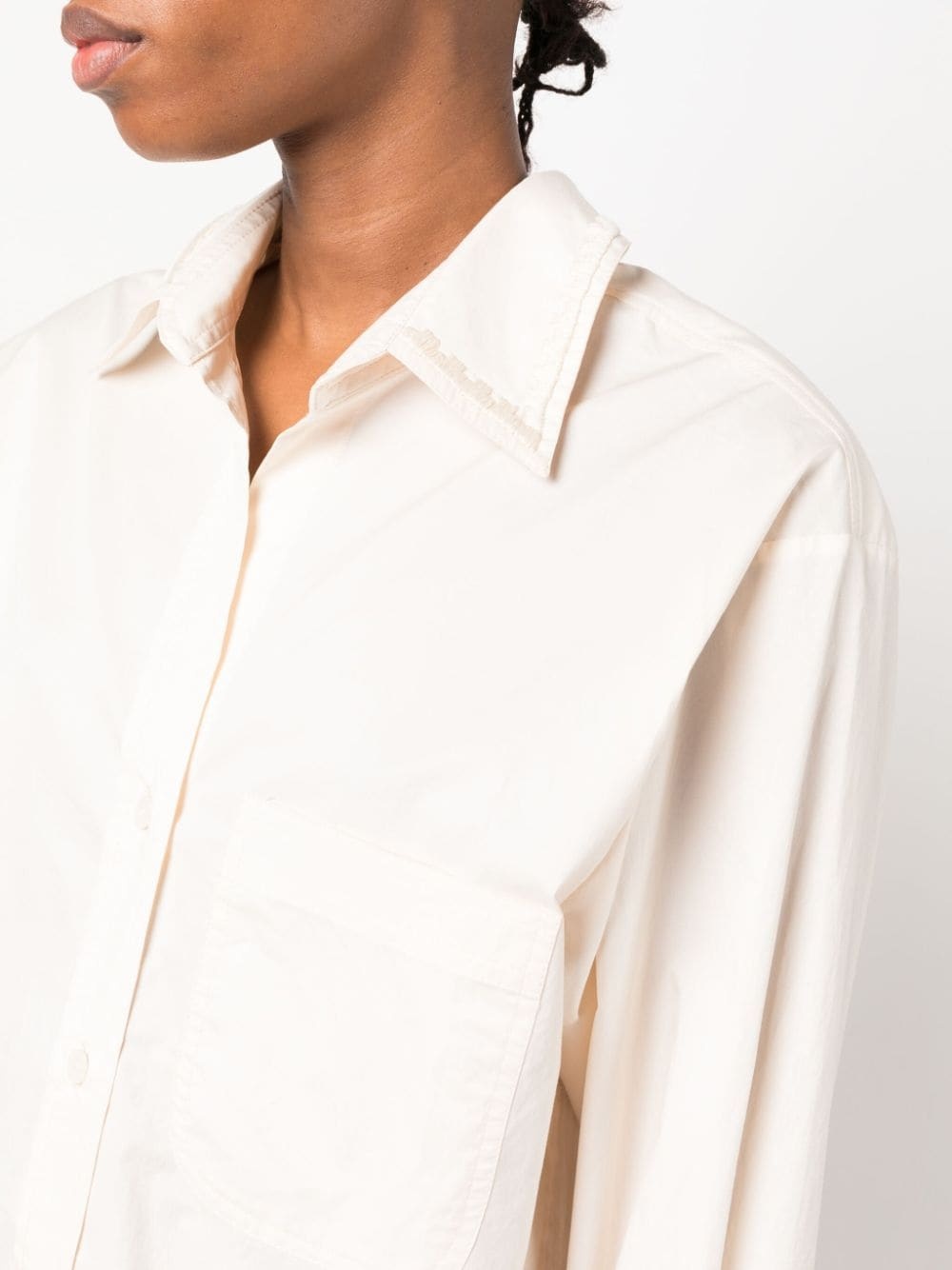 Mavly cotton-poplin texture - 5