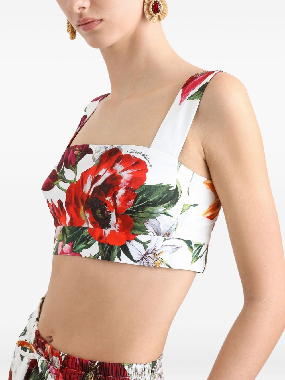 floral-print top - 4