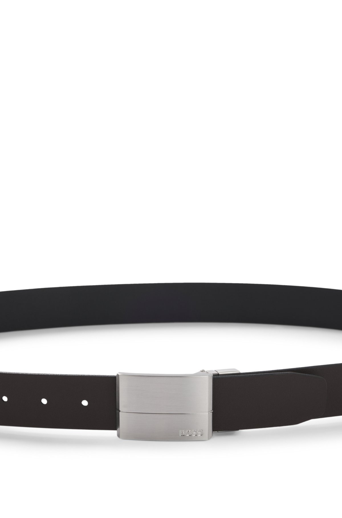 REVERSIBLE BELT IN ITALIAN LEATHER - 4