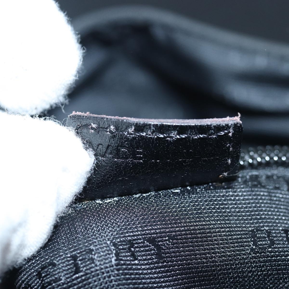 Burberry Shoulder Bag Nylon Black - 11