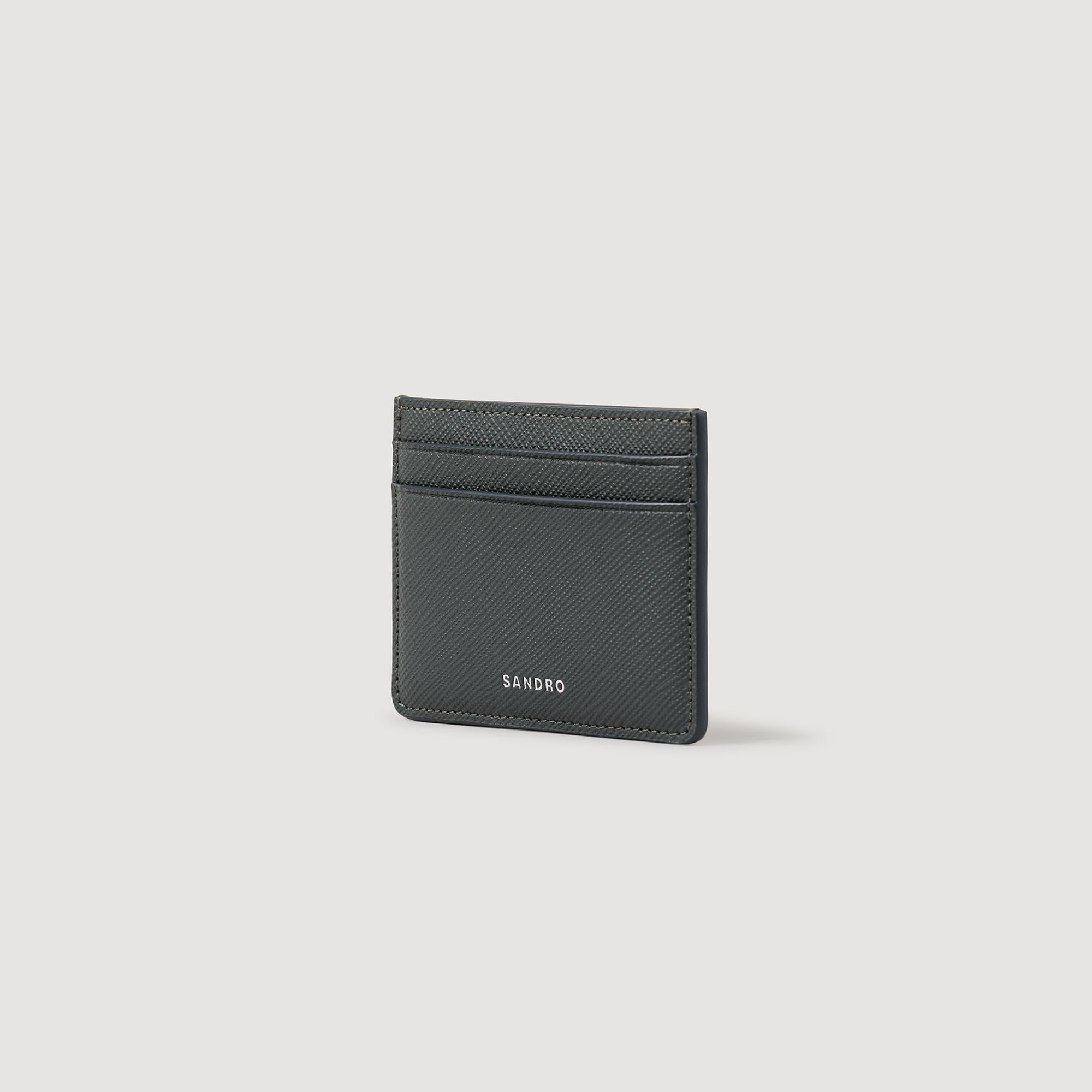 RECONSTITUTED LEATHER CARDHOLDER - 3