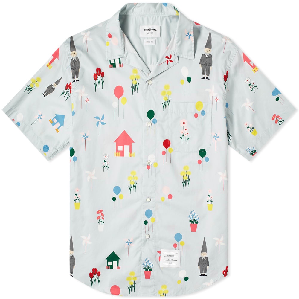 Thom Browne All Over Gnome Print Vacation Shirt - 1