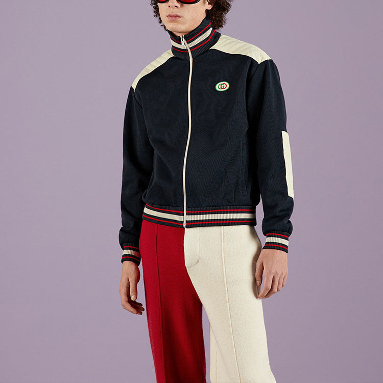 Gucci Cotton Jersey Zip Jacket 'Navy' 706412-XJE8S-4735 - 4