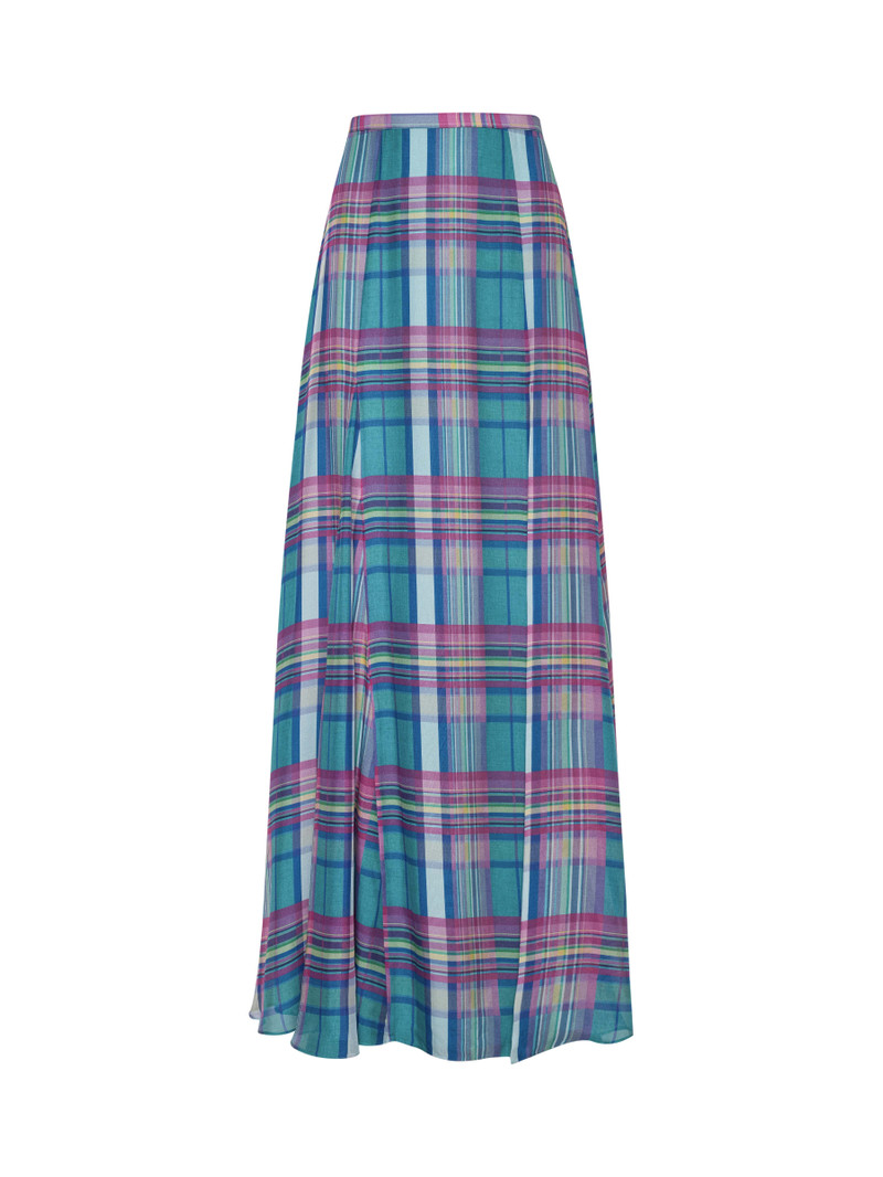 Patricia Plaid Maxi Skirt 1
