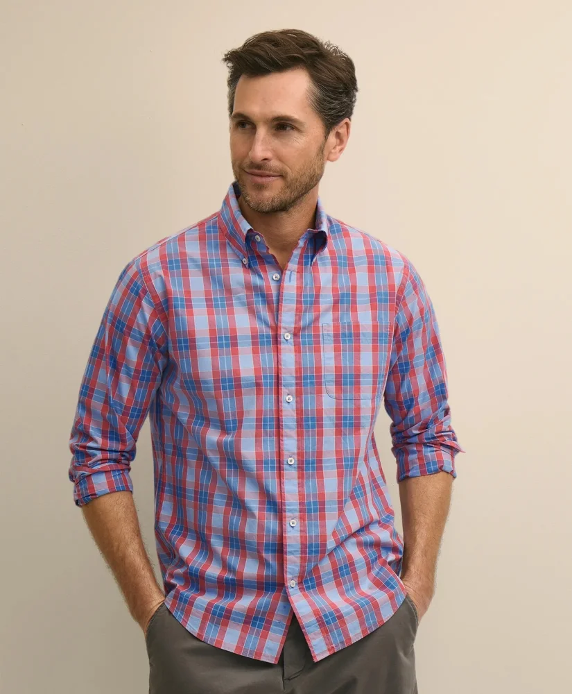 Friday Shirt, Poplin Plaid - 1
