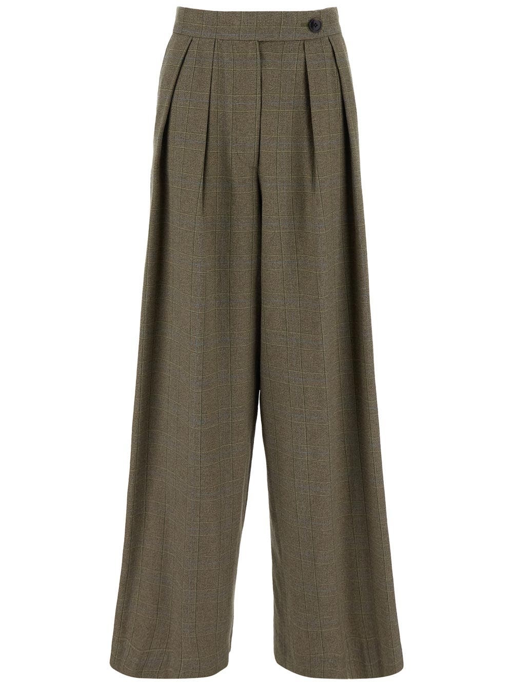 Wide Leg Trousers - 1