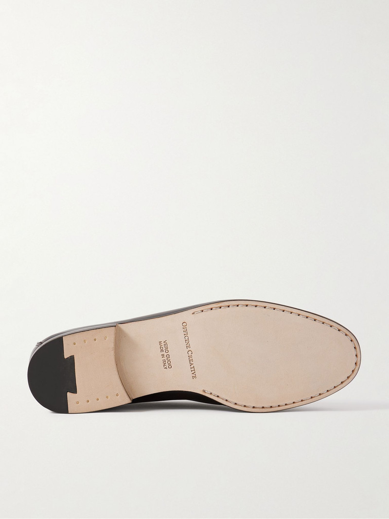OFFICINE CREATIVE Oliver 006 Leather Loafers Dark brown outlook