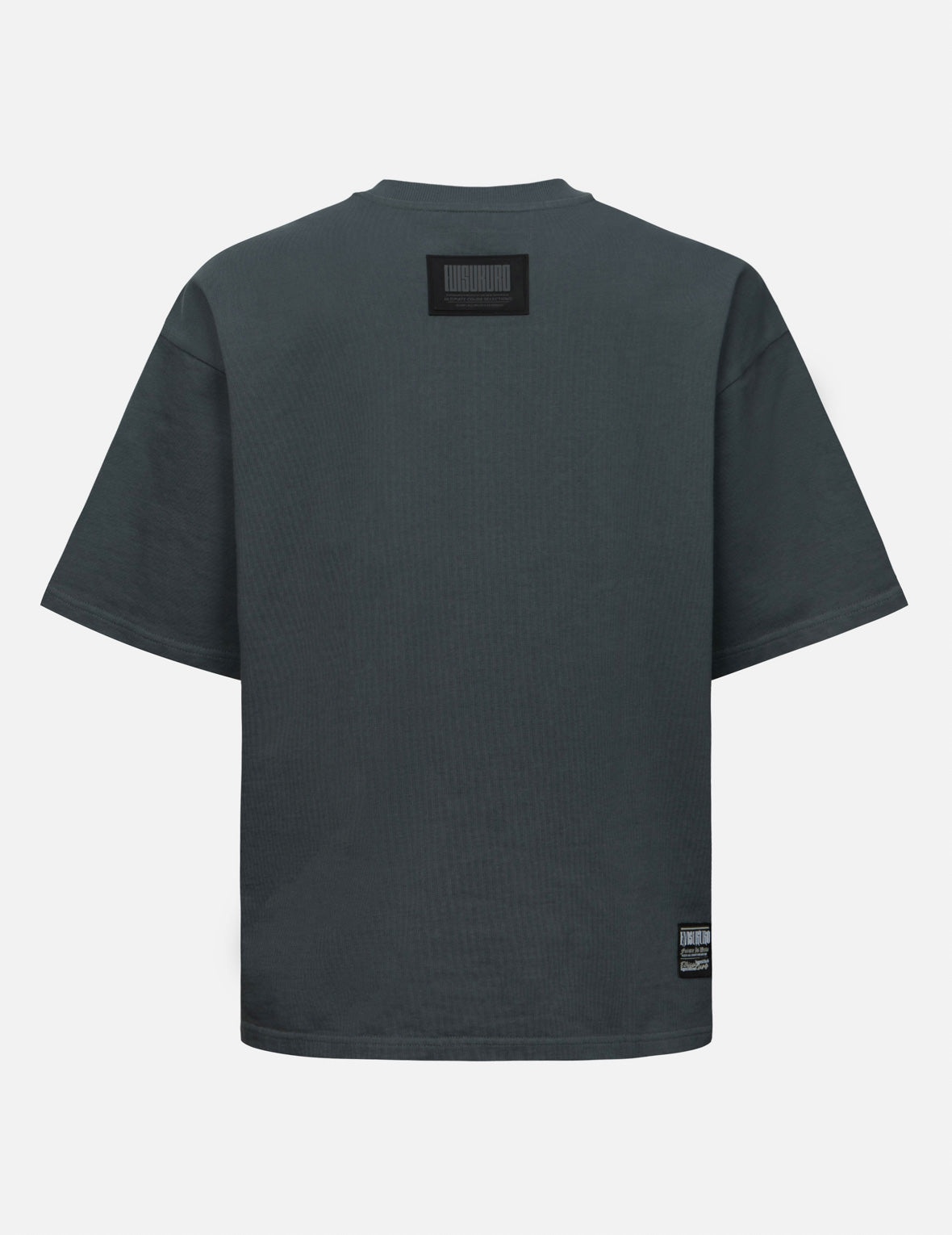 3D Logo Print Oversized Short-Sleeve Sweatshirt - 2