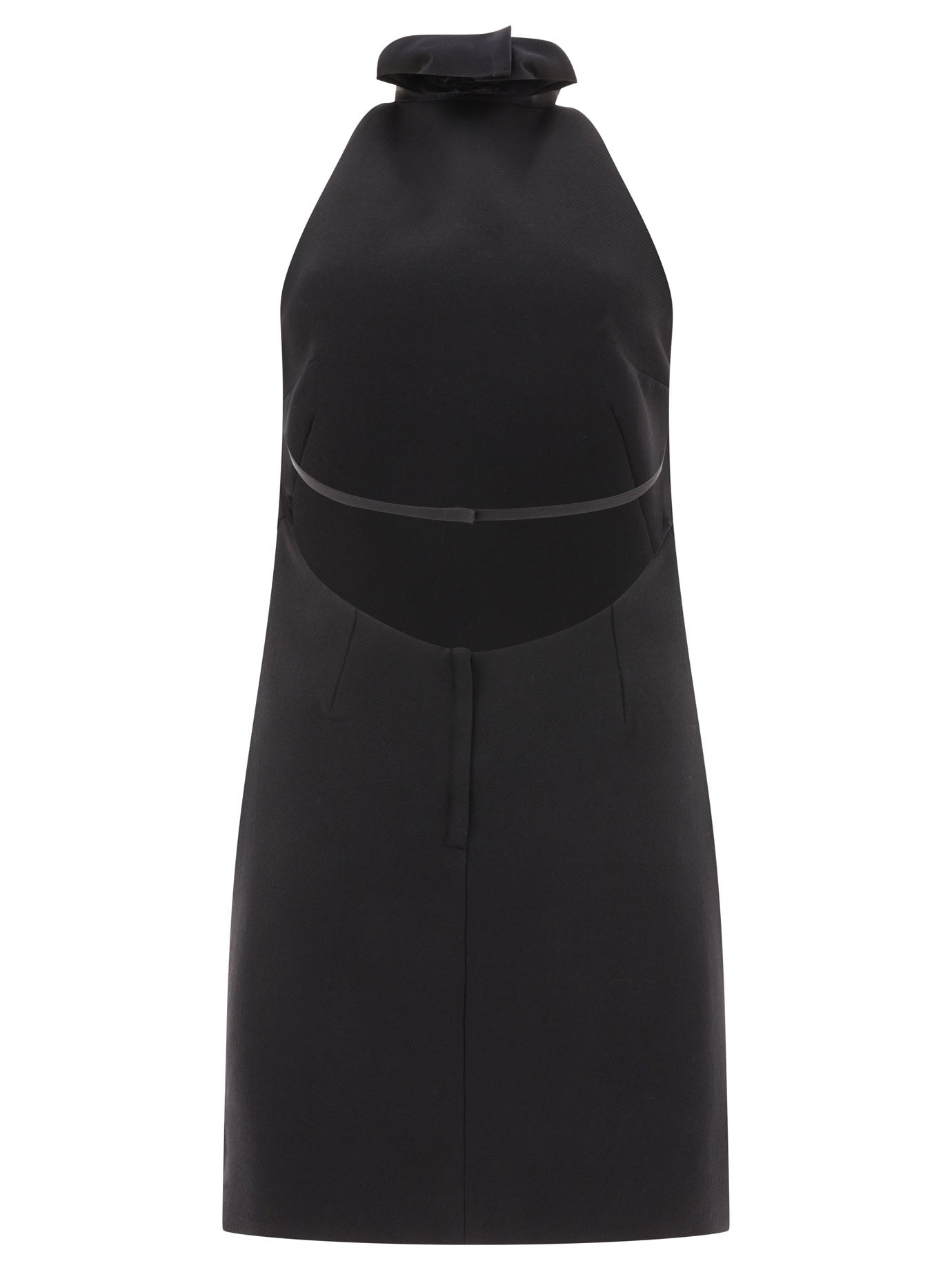 Dolce & Gabbana Short Woolen Dress With Rear Neckline - 2