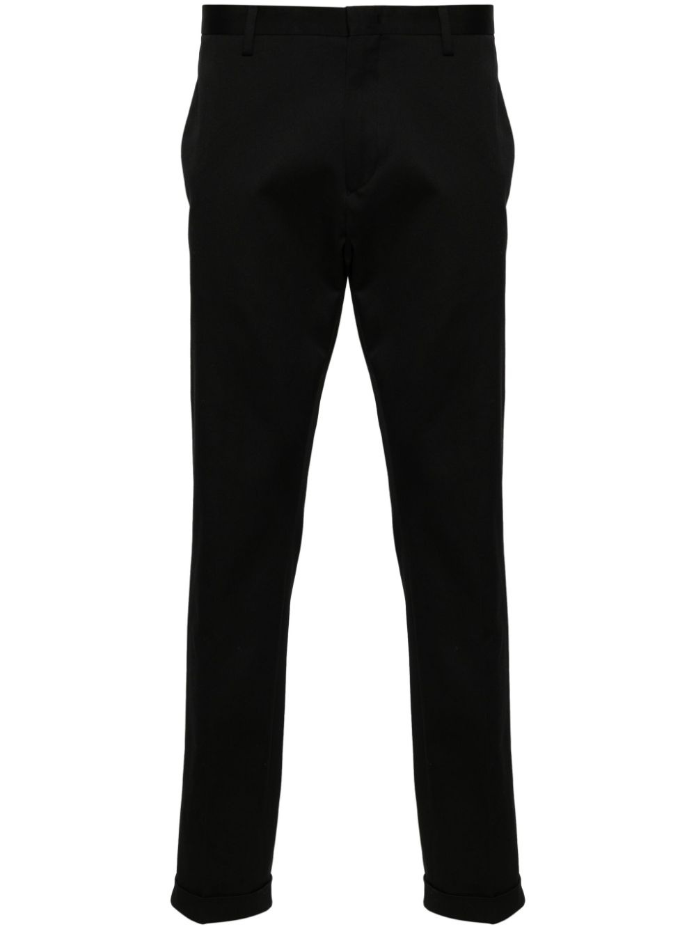 mid-rise slim-cut chino trousers - 1