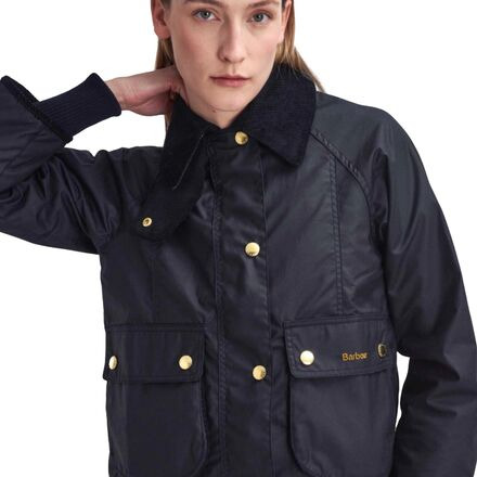 Cropped Beadnell Wax Jacket - Women's - 4