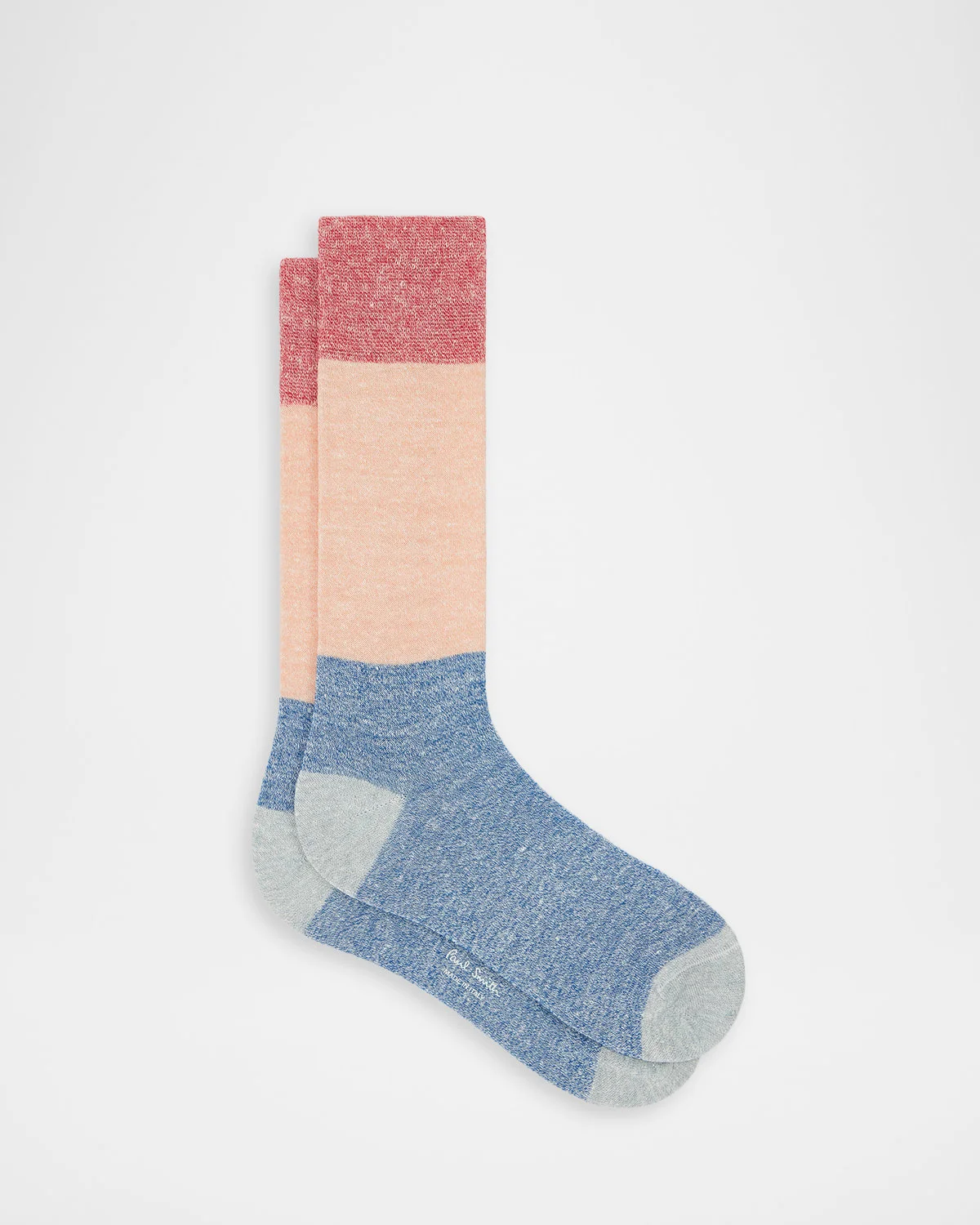 Men's Color Block Line Mid-Calf Socks - 1