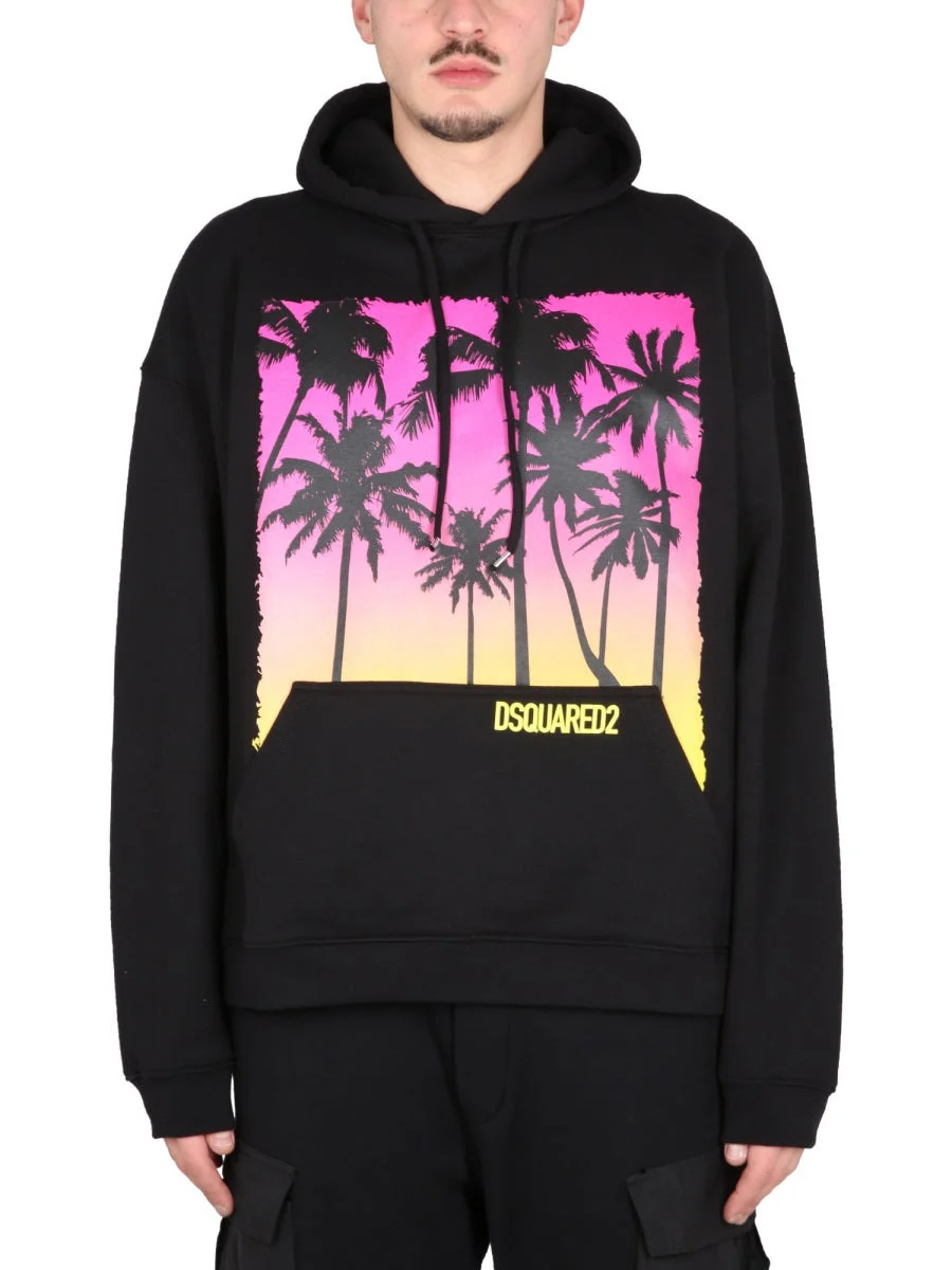 Dsquared Men Sunrise Print Sweatshirt - 1