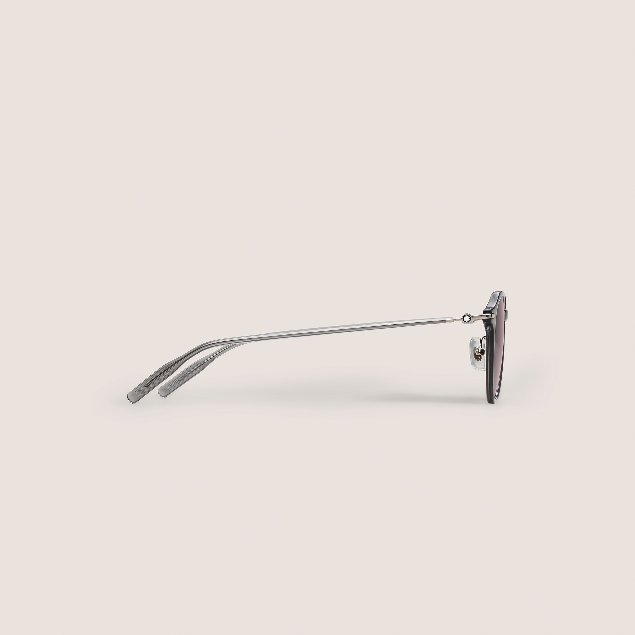 Round Sunglasses with Grey Injection Frame - 2