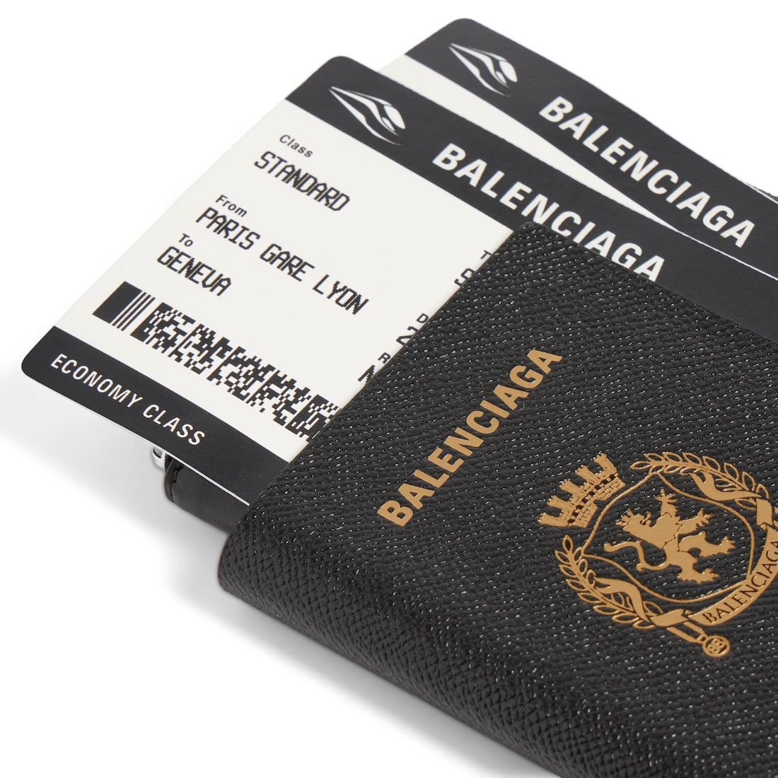 Men's Passport Phone Holder in Black - 5