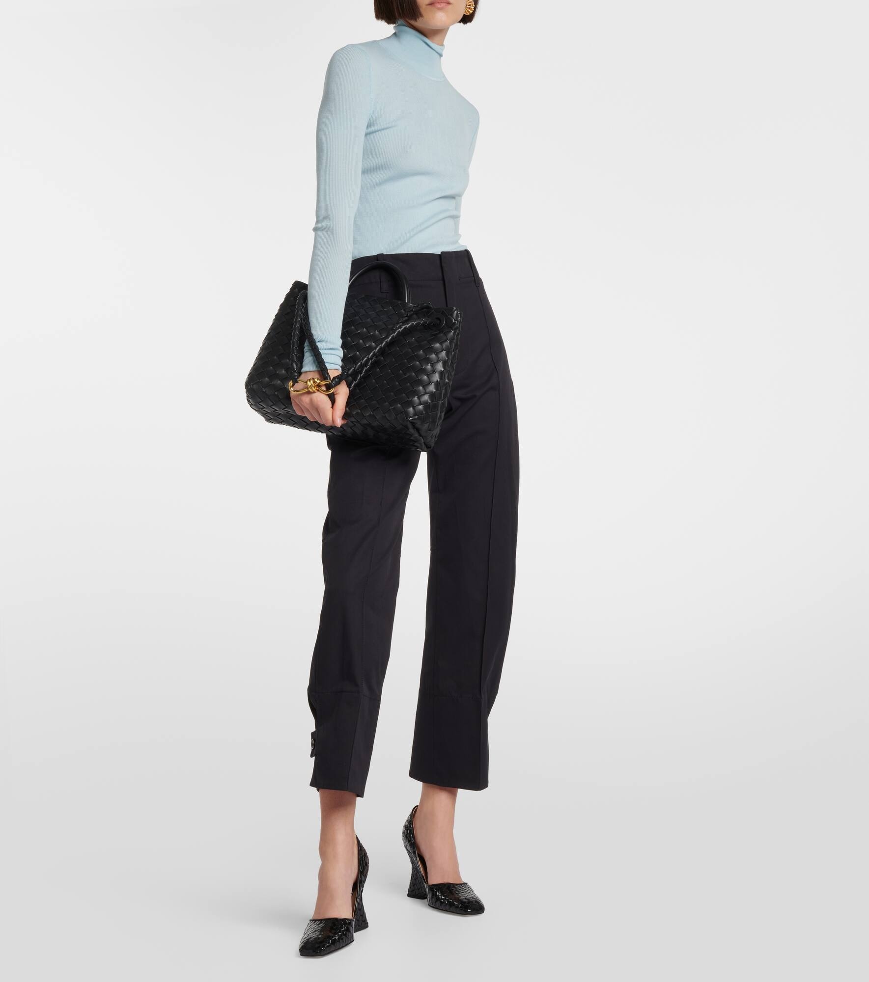 Bottega Veneta Comet leather wedges | mytheresa | REVERSIBLE