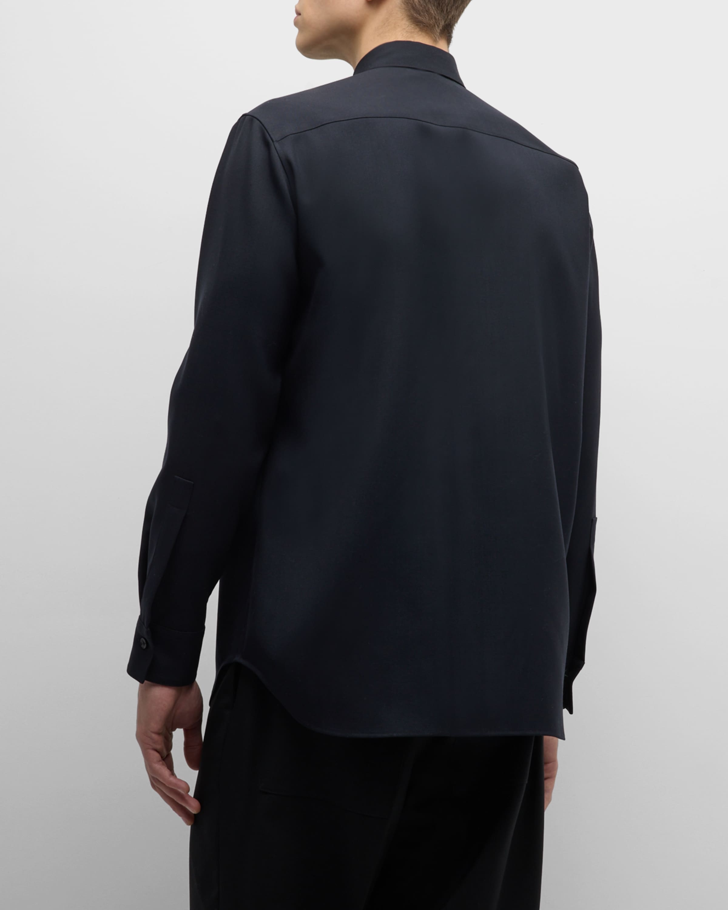 Men's Wool Gabardine Sport Shirt - 3